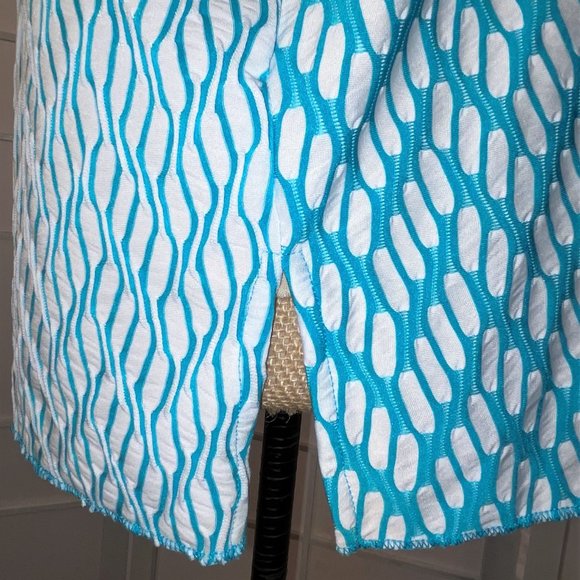 Alfred Dunner Keyhold Neck Patchwork Top - Picture 7 of 13